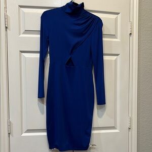 Elegant Blue Women's Dress
